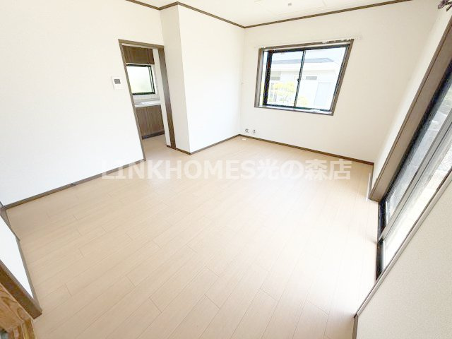 熊本市北区打越町の一戸建ての居間・リビング|使いやすいリビングです