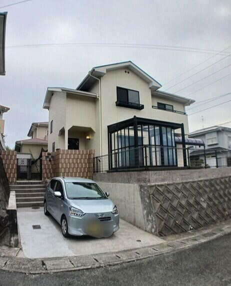 熊本市北区打越町の一戸建ての駐車場|カースペースがあります