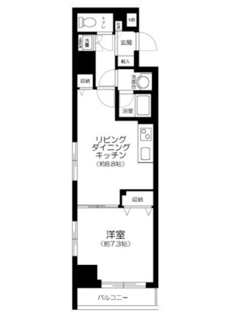 アーバイル両国の間取り