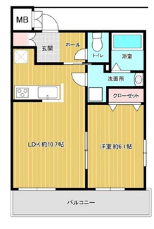 【間取り】 | フラットヒル大和Ⅰ | 間取りです。