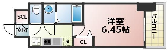 Alivis今福鶴見駅前の間取り