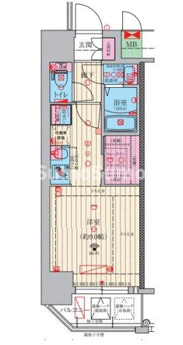 ファーストフィオーレ神戸元町ディモーラの間取り