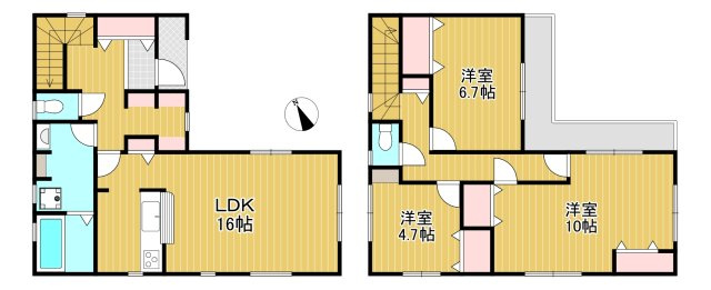 Sumai-to越谷市南荻島01の間取り