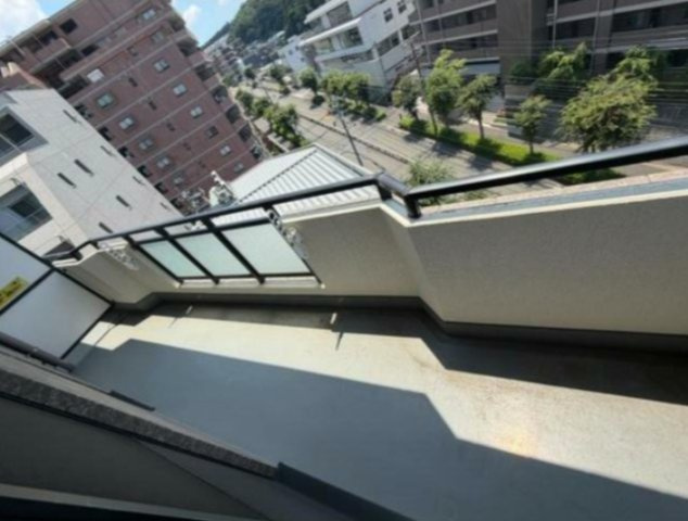 オークプラザのバルコニー