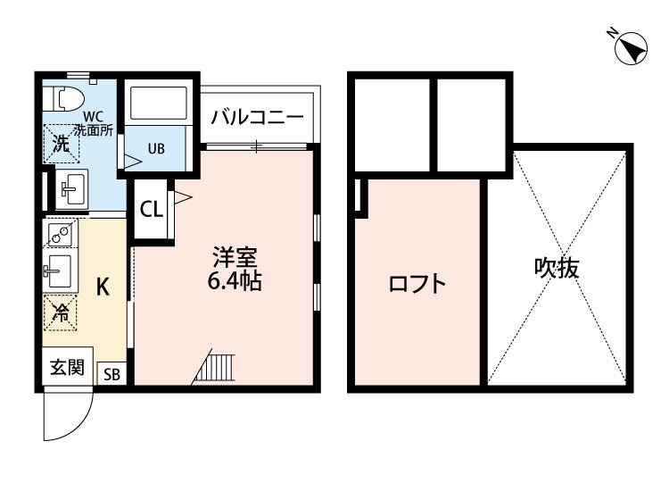 パステルハイツ博多の間取り