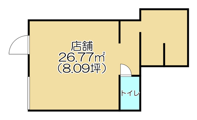 【間取り】 | 片野四丁目2番店舗