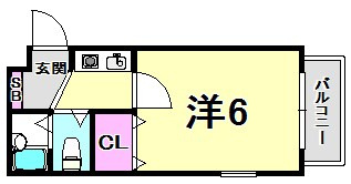 メゾン甲子園EASTの間取り