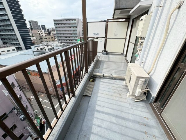 サンビレッジのバルコニー