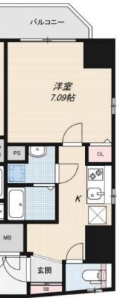 ALZA西本町の間取り