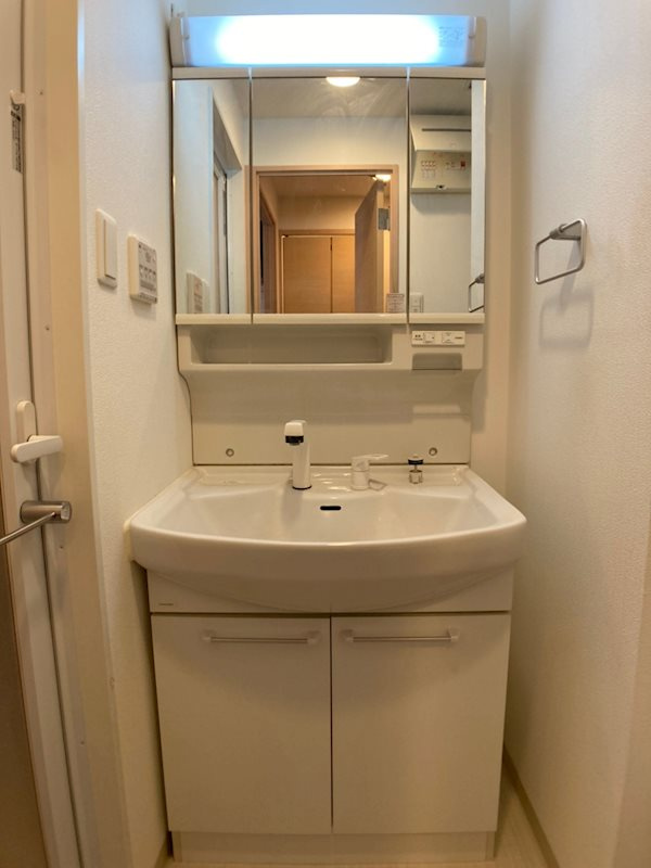 大阪市中央区博労町１丁目の賃貸マンションの洗面所