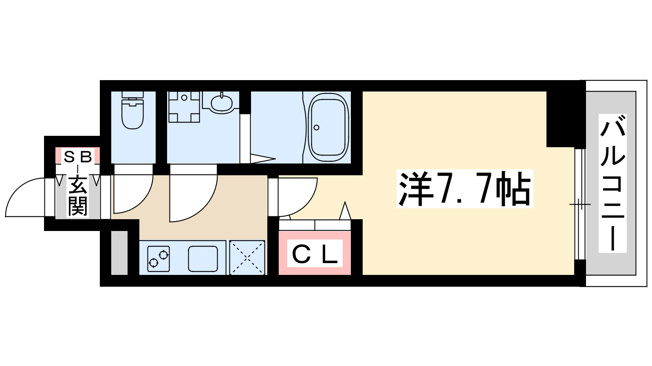【間取り】 | エスレジデンス江坂リーブル