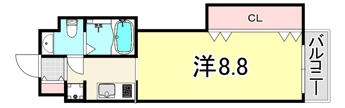 WOB塚本の間取り