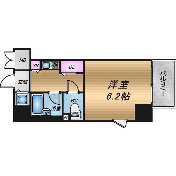 パラシオ塚本Ⅱの間取り