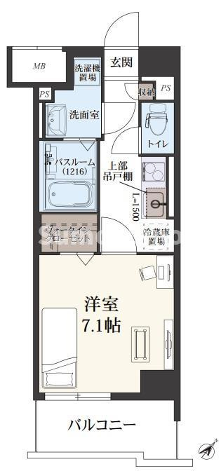 ドゥ バーグ渡辺通の間取り