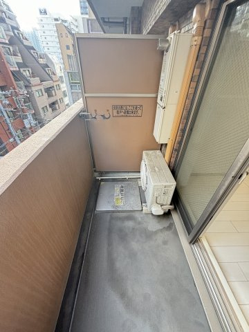 プレサンス谷町アルファのバルコニー