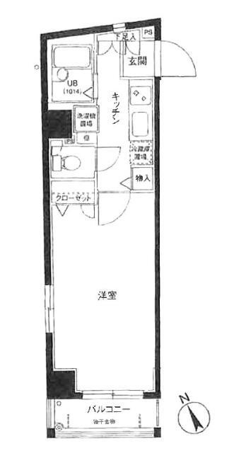レガリアヒルズ代々木の間取り