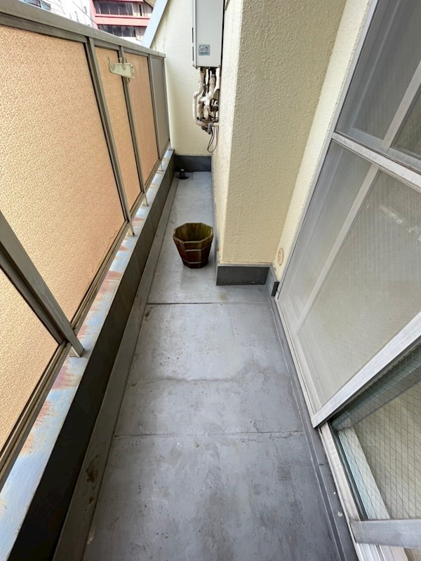 中川マンションのバルコニー