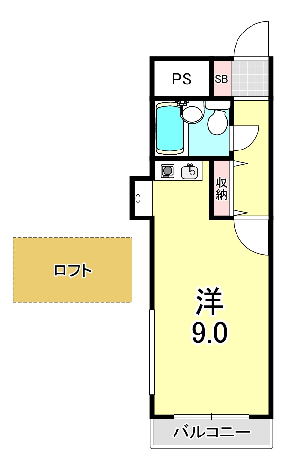 メゾンエルヴェの間取り