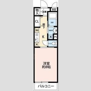 カーサ六甲友田町の間取り