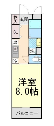 カーサ六甲友田町の間取り