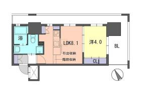 F・PARC GRANDMARK天神の間取り