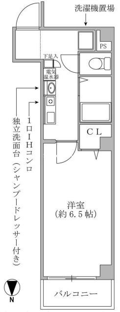 ドエル心斎橋の間取り