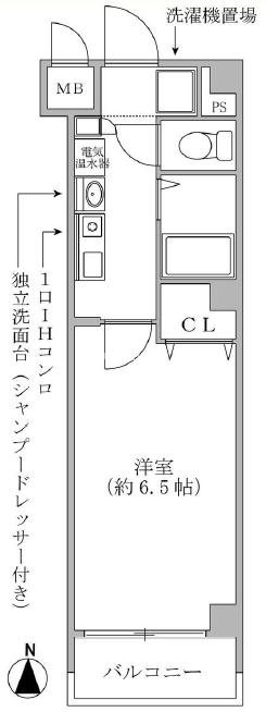 ドエル心斎橋の間取り