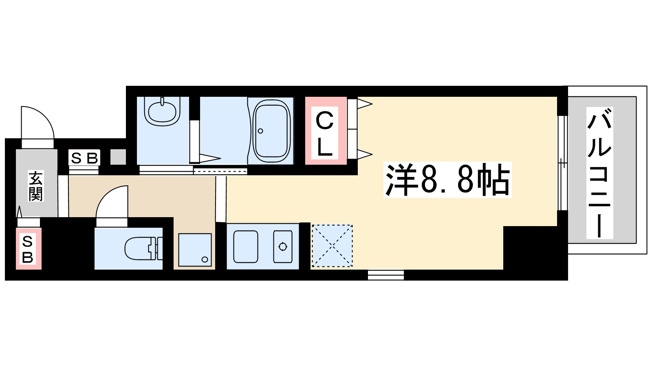 【間取り】 | ウィスタリア新北野
