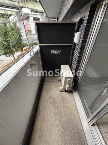 プレサンス立売堀パークシティのバルコニー