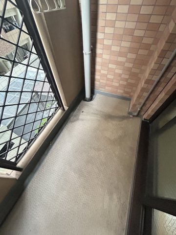 エステムコート大阪城南Ⅱのバルコニー