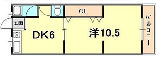 シルバーハイツ大石の間取り
