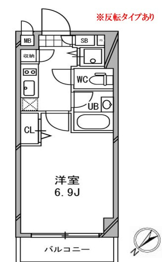 PARK SQUARE国府台の間取り