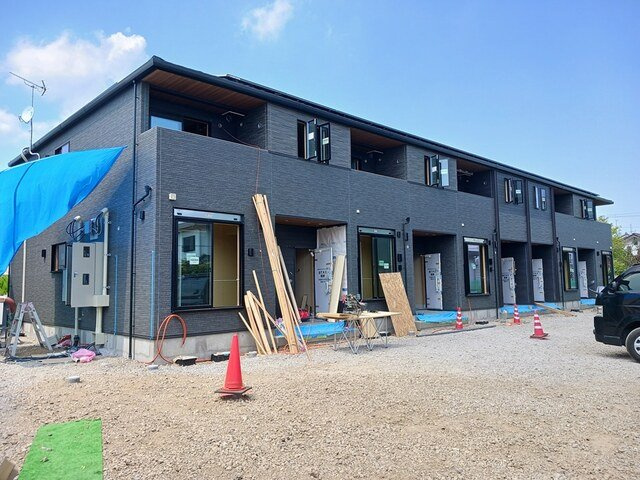 ブルーコーラルの外観|2階建てアパートです