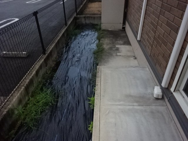 サニーホームズＡ棟のバルコニー