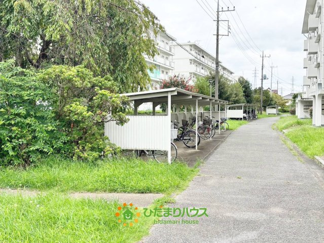 杉戸内田団地の駐輪場