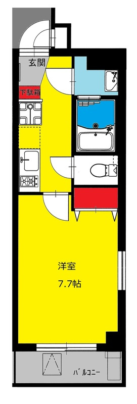 b'CASA両国の間取り