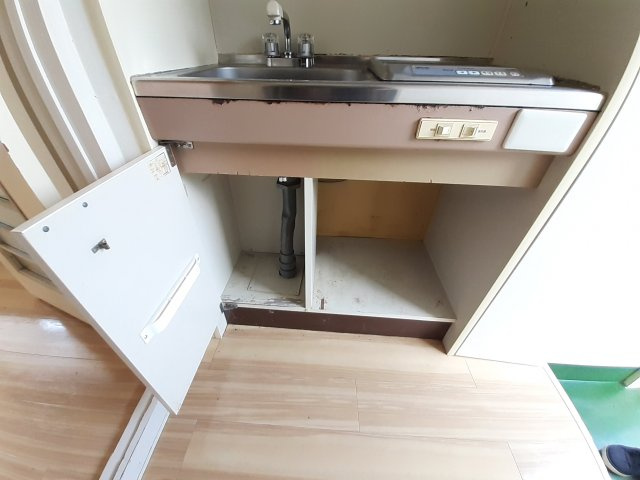シティパレス清水町Ⅱのキッチン|キッチン収納