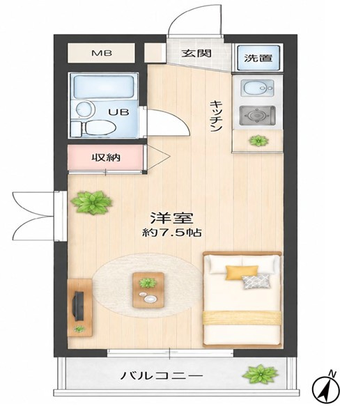 サンシャインハイツの間取り