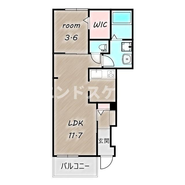 メゾンユーグレナの間取り|高崎、前橋のお部屋探しはエンドスケープまで！お客様の理想お聞かせ下さい♪
