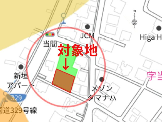 中城村当間（限定1区画）の土地図|1区画　1217㎡（約368.14坪）