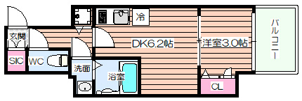 【間取り】 | エスリード大阪セレスティア
