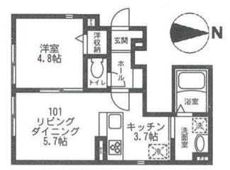 【間取り】 | ルシーナ大森