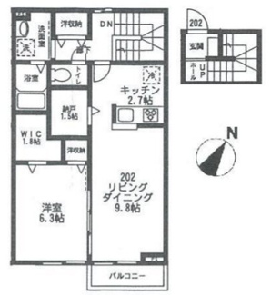 【間取り】 | AXIS蓬莱坂