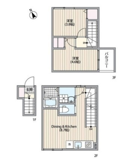 【間取り】 | ミハス三軒茶屋