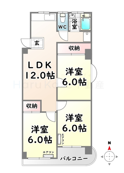 【間取り】 | 宝第二スカイハイツ【名古屋市賃貸・エレベーター】