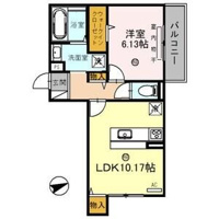 【間取り】 | FloriaII | 201号室の間取り図です。