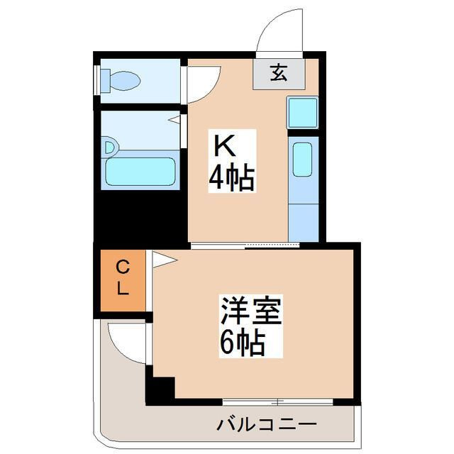全観スカイハイツの間取り