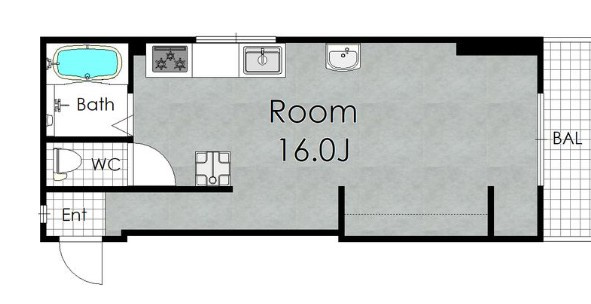 香里北之町マンションの間取り