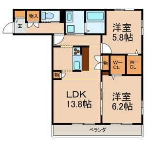 メゾンアムール船橋の間取り