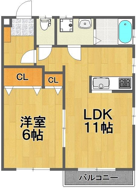 入間テラス2の間取り